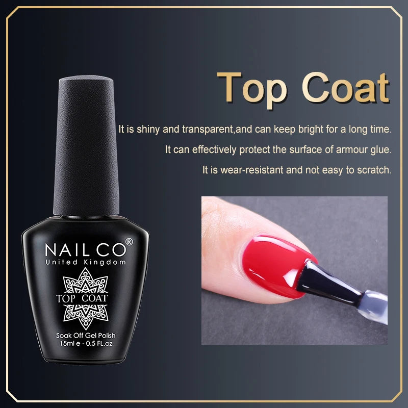 NAILCO Gel Nail Polish 15ml Nail Art Vernis Semi Permanent Soak off UV Gel Polish Gel Manicure Nail Varnish Nail Color Ongles