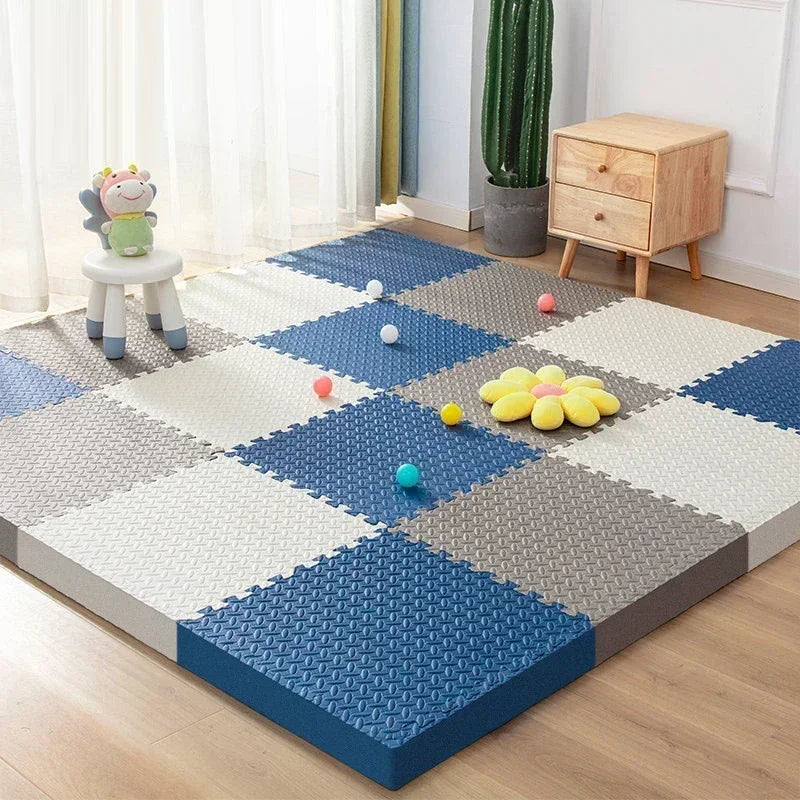 4-16PCS Interlocking Baby Play Mat Thick Soft Carpet Floor Mat Children Room Activities Mat For Baby Kids Carpet Mats Foam Rug