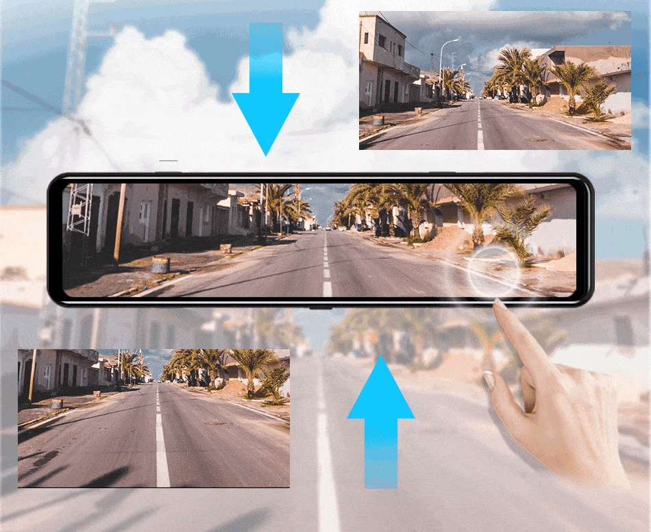 ACCEO 4K WIFI Dashcam 12Inch Car DVR RearView Mirror Recorder Dash Cam Support 1080P Sony Black Box Rear View Camera Acesssories