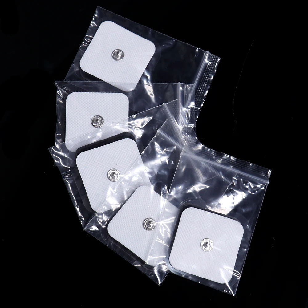 100/50PCS Electrode Pads Gel Patch For TENS Pulse Physiotherapy Massager Slimming Nerve EMS Muscle Stimulator Electrode Stickers