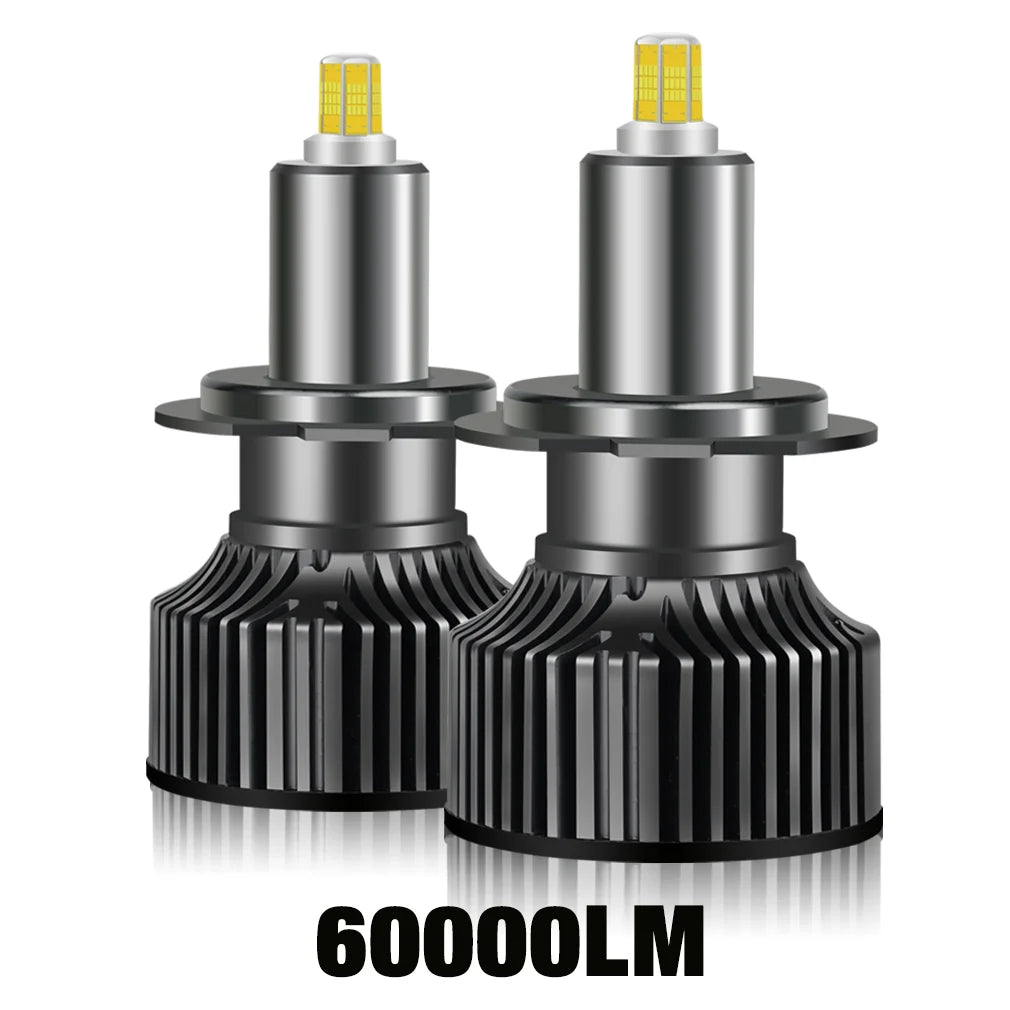 2pcs 30000LM H7 Led 360 H1 HB3 HB4 9012 HIR2 Led H11 H8 9006 9005 Car Headlight Bulbs Fog Lamp for Auto 3000K 6000K 12V 3D Chips