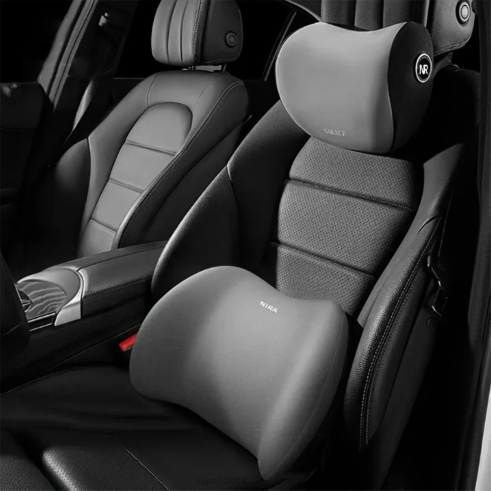 Universal Automotive seat cushion all season universal Ergonomic Memory Foam Car Seat Cushion-lumbar cushion or headrest or set