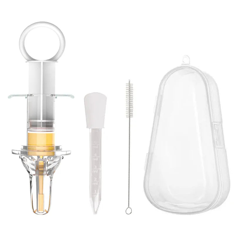 4PCS Baby Medicine Feeder Child Medicine Device Silicone Pipette Liquid Food Supplement Dropper Baby Training Feeder Utensils