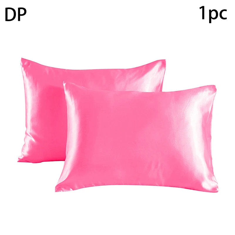 Simulated Silk Pillowcases Silky Satin Hair Beauty Pillow Cases Comfortable Pillow Case Home Bedding Pillow Cases Cover