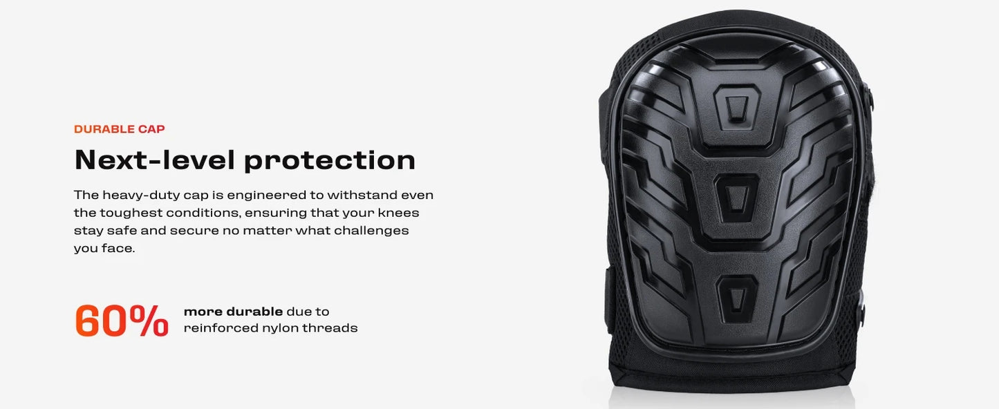 Comfortable Gel Cushion and Adjustable Straps for Working, Gardning Professional Heavy Duty EVA Foam Padding Knee Pads
