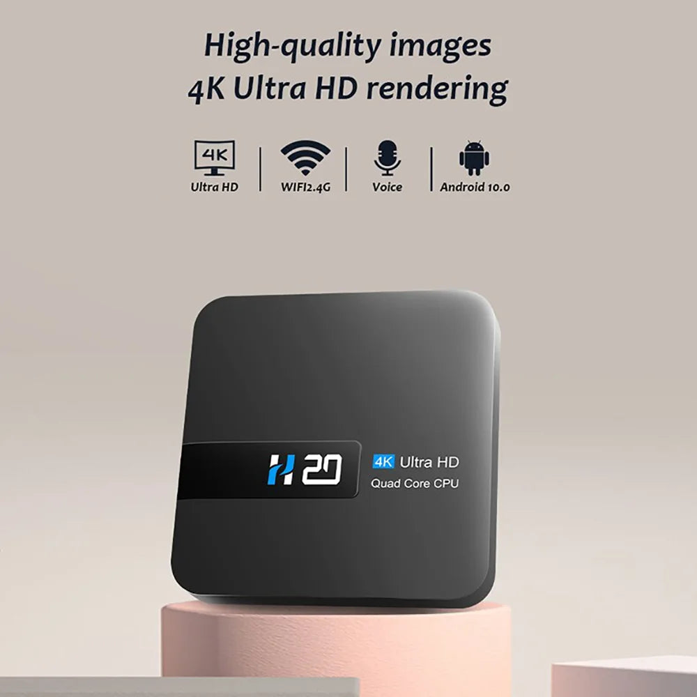 HONGTOP H20 New Smart TV Box Android 10.0 2GB 16GB 4K 3D HD H.265 Media Player Android TV Box Very Fast 1080P Set Top Box