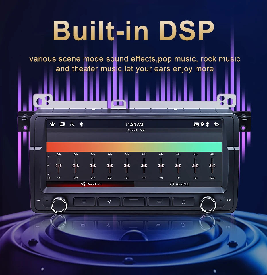 8.8" 2 Din Android 13 Auto Radio Car GPS Navigation Multimedia Player For BMW E46 320i 325i 323i 330i Stereo System Carplay Wifi
