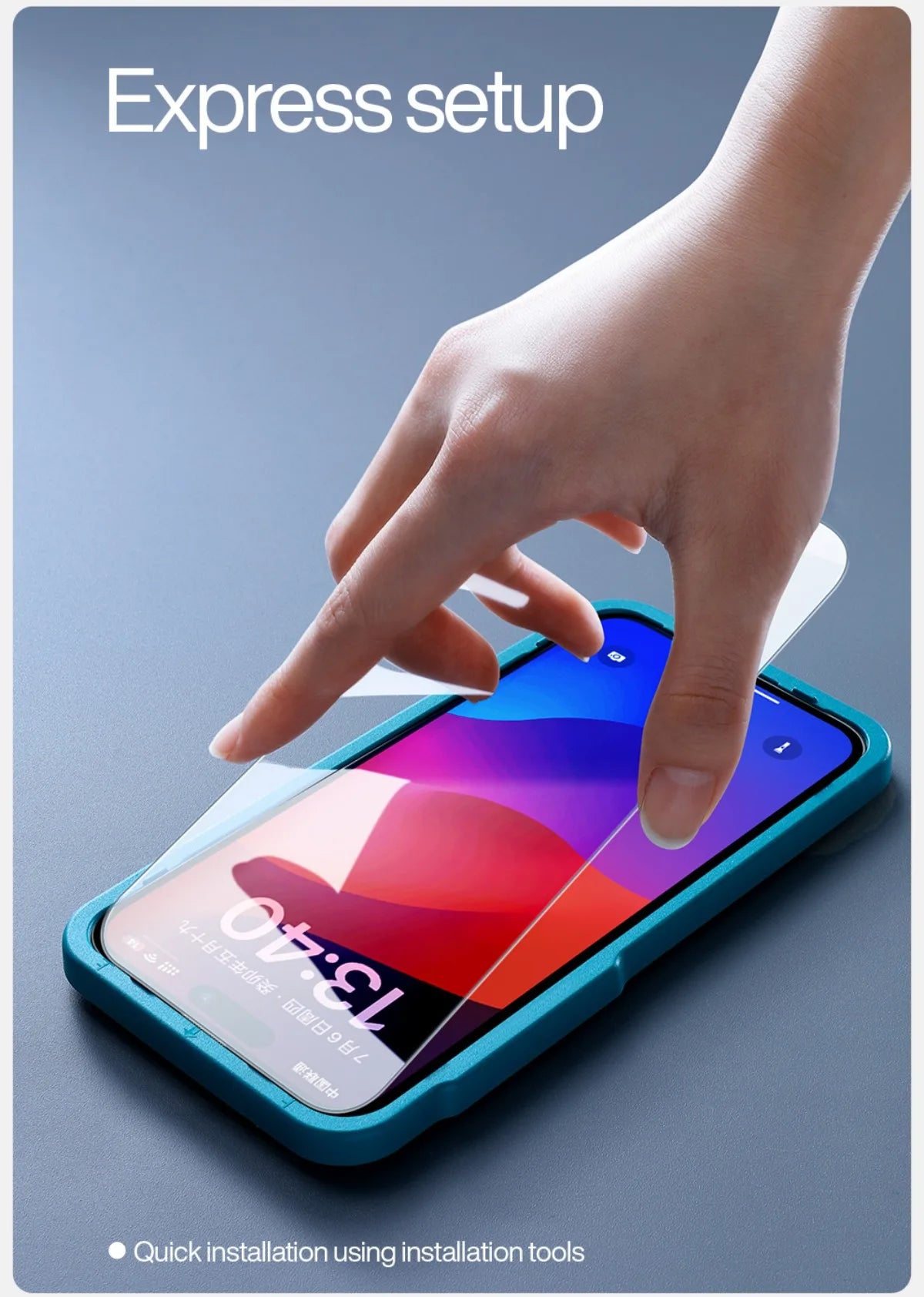 SmartDevil 2PCS Tempered Glass For iPhone 15 Pro Max 15 Plus Screen Protector 15Pro Non-full Cover Front Film Anti-Fingerprint