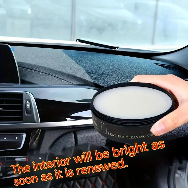 Car Leather Seat Maintenance Cream PU Cleaning Care Balm Conditioner Auto Interior Sofa Shoes Polishing Stain Removal Refurbish