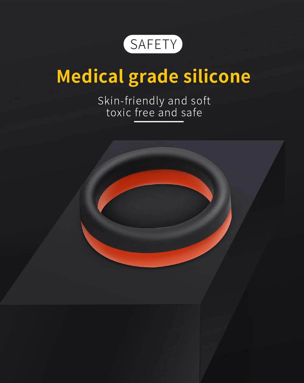 Men Penis Ring Silicone Cock Rings Male Lock Ejaculation Scrotal Ball Stretcher anillo hombre Cockring Sex Toys For Men
