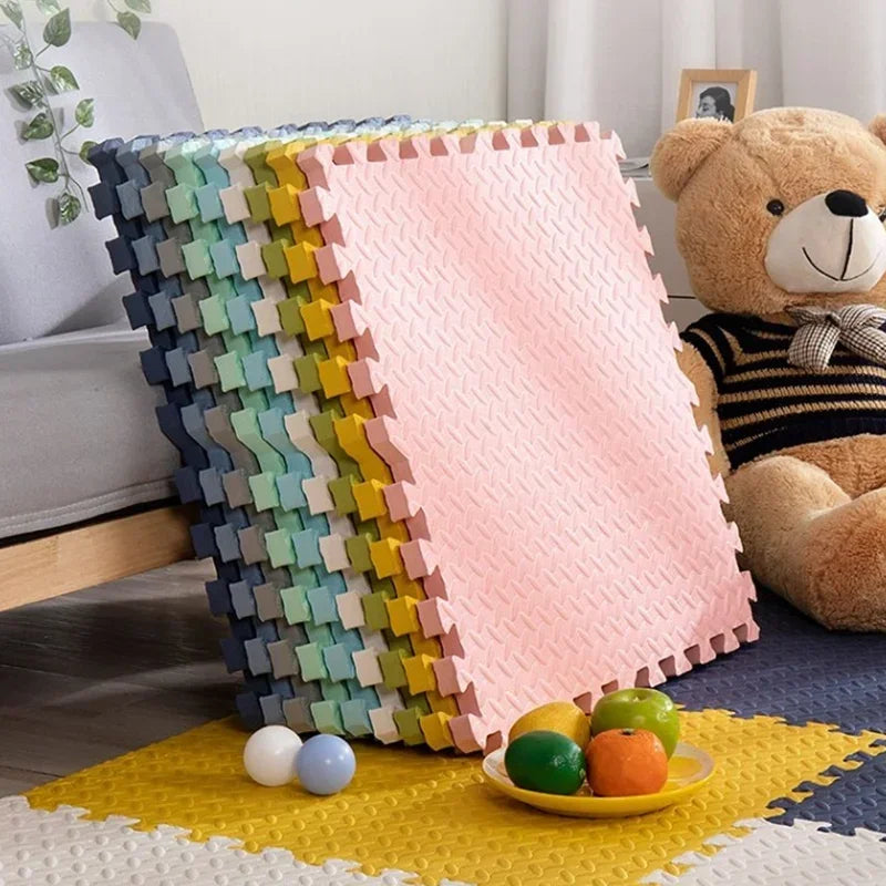 4Pcs Play Mat Thickening Mat for Kids Children Foam Floor Children's Stitching Crawling Climbing Home Bedroom Living Room Tatami