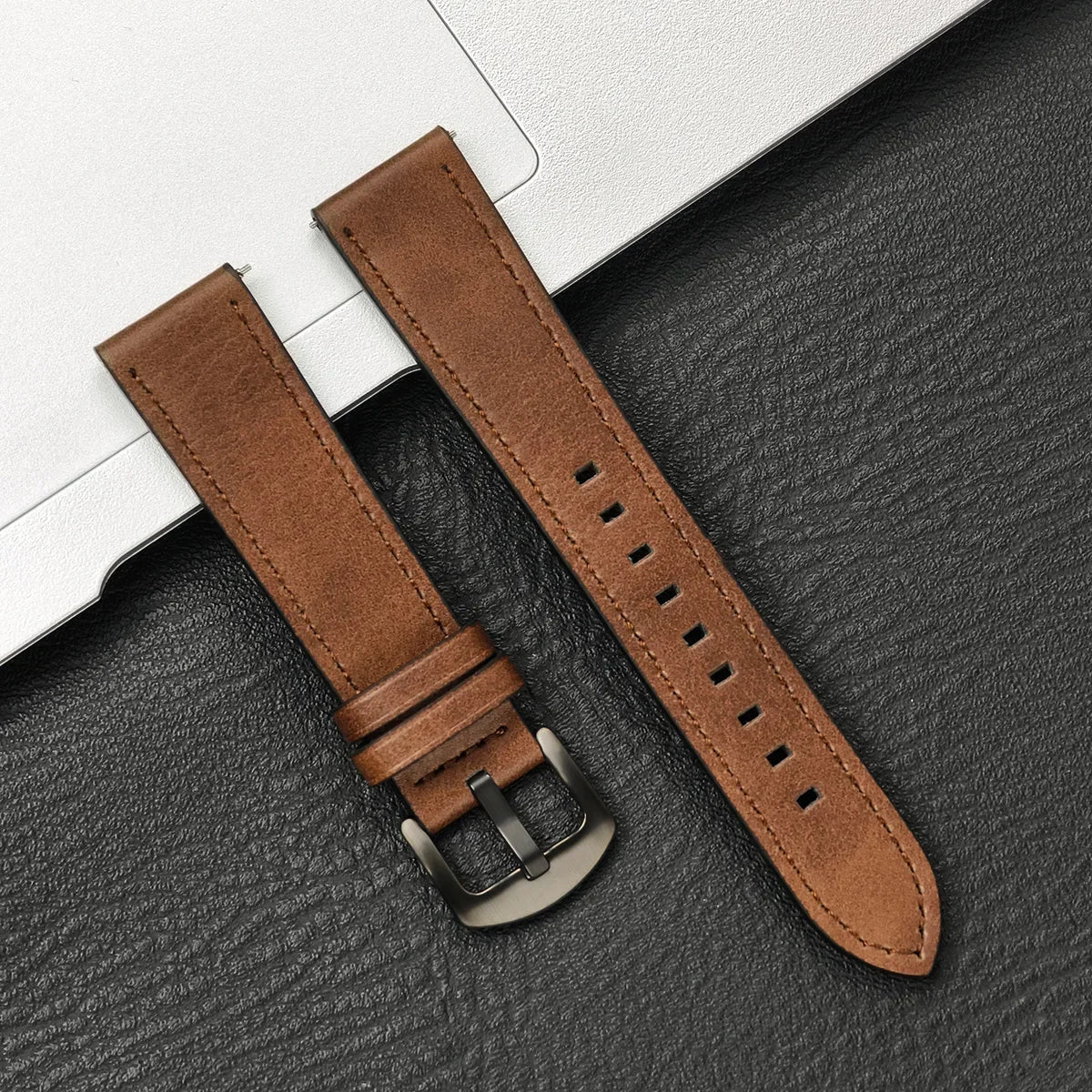 22mm 20mm Leather Strap For HUAWEI WATCH GT 4 46mm 4Pro GT3/2 Pro 42mm Soft Band For Samsung Galaxy Watch 7/6/5/4 40mm Wristband