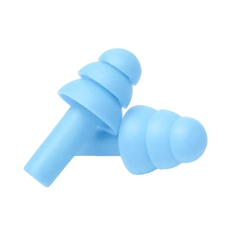 10pcs Soft Silicone Earplugs Waterproof Swimming Ear Plugs Reusable Noise Reduction Sleeping Ear Plugs Hearing Protector