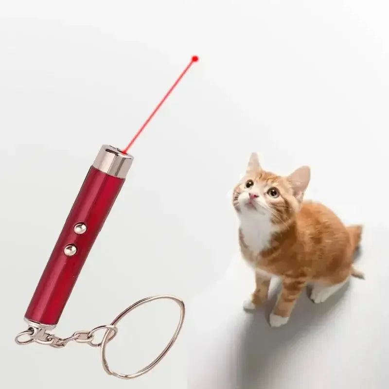 Practical New LED Light Laser Toys Red Pen Tease Cats Rods Visible Laserpointer Funny Interactive Goods For Pets
