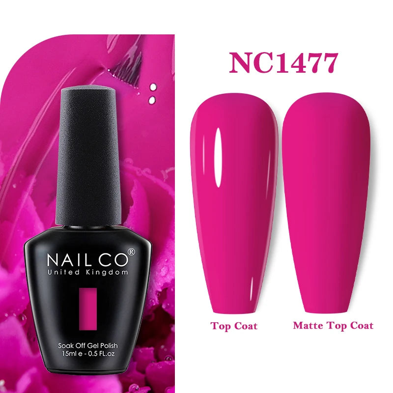 NAILCO Gel Nail Polish 15ml Nail Art Vernis Semi Permanent Soak off UV Gel Polish Gel Manicure Nail Varnish Nail Color Ongles