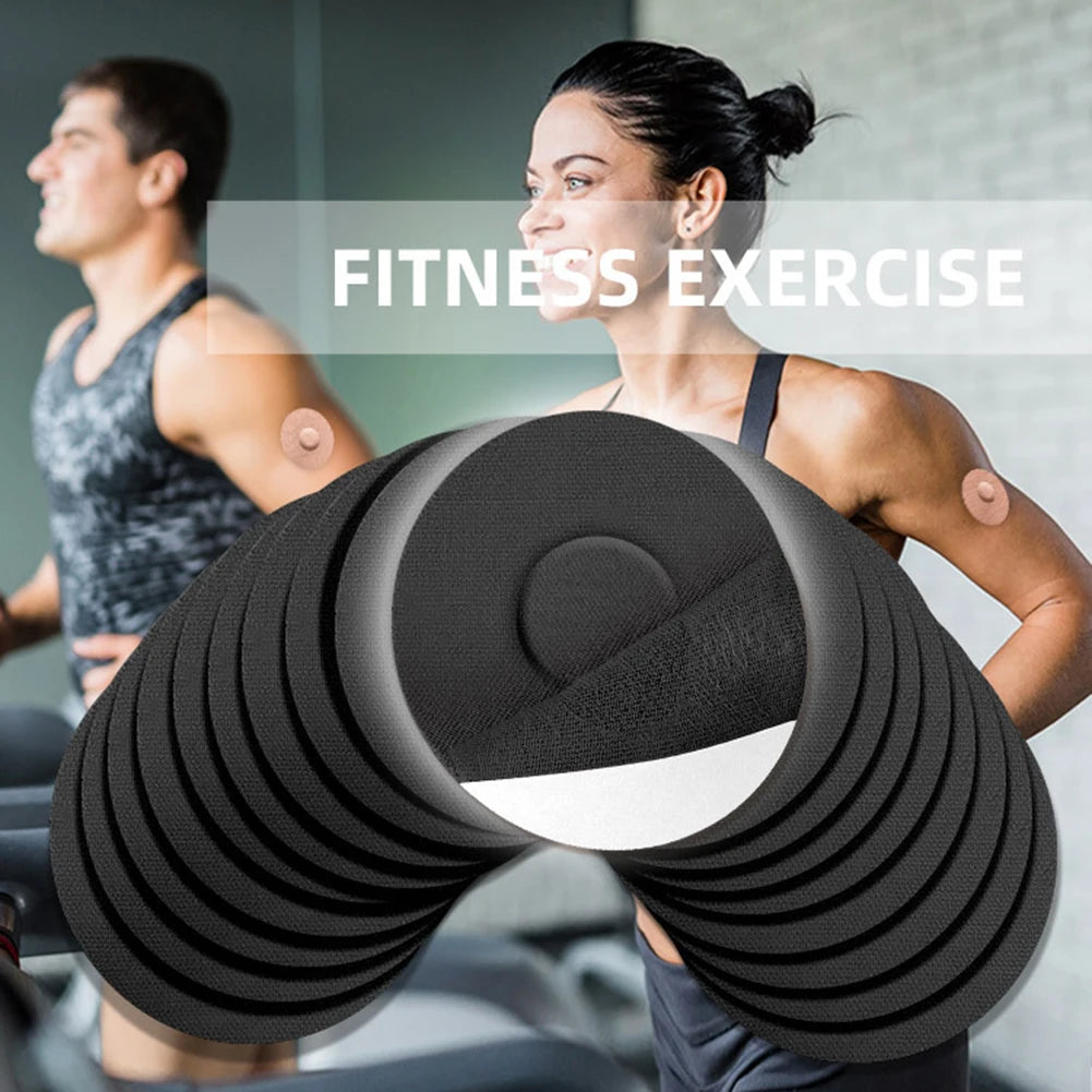 10/20/30/40PCS Waterproof Adhesive Patches Freestyle Sports Sensor Covers Overpatch Tape Set Anti Slip Breathable for Outdoor