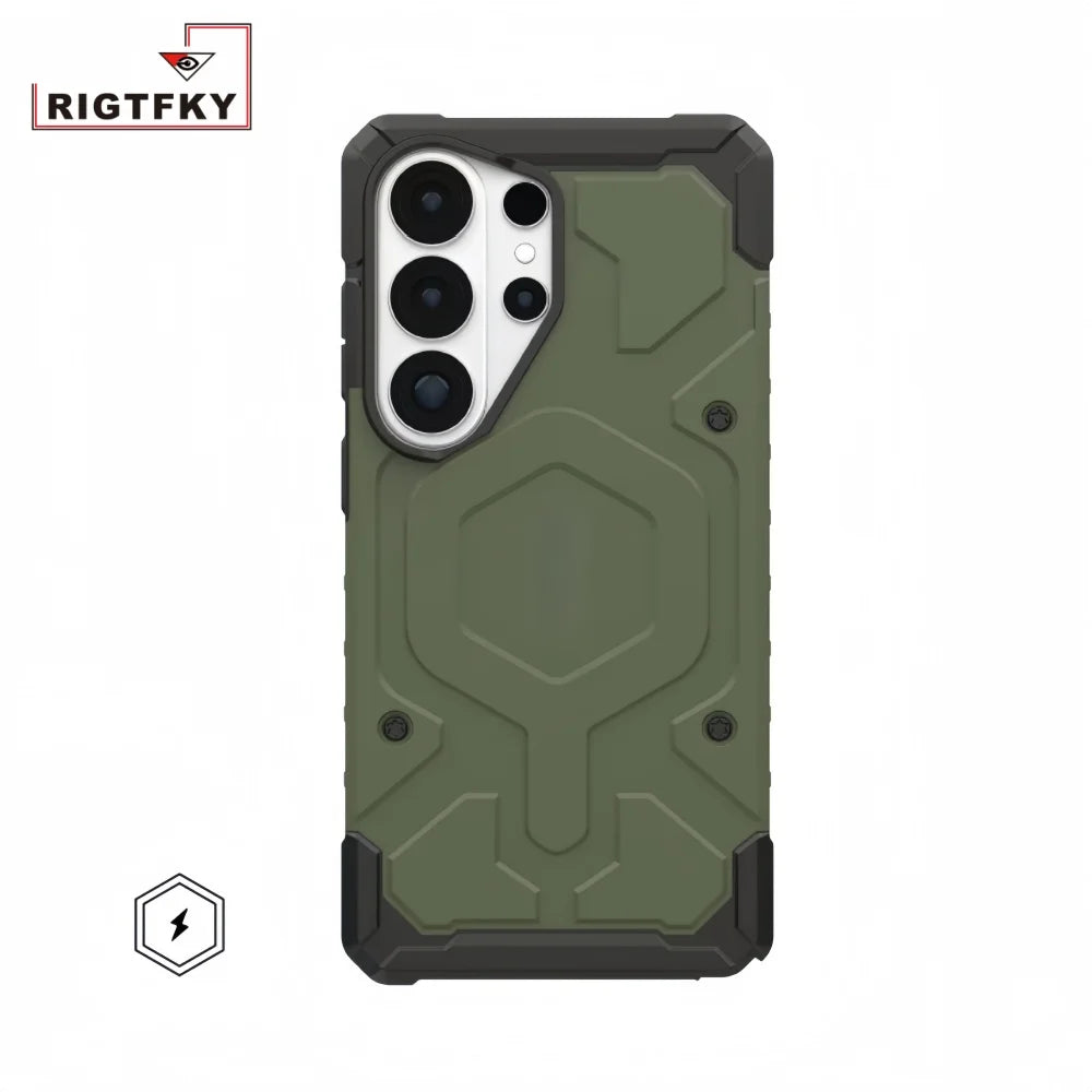 Heavy Duty Shockproof Phone Case For Samsung Galaxy S26 Ultra S25 Ultra S24 S23 Plus Magnetic Armor Impact Protective Back Cover