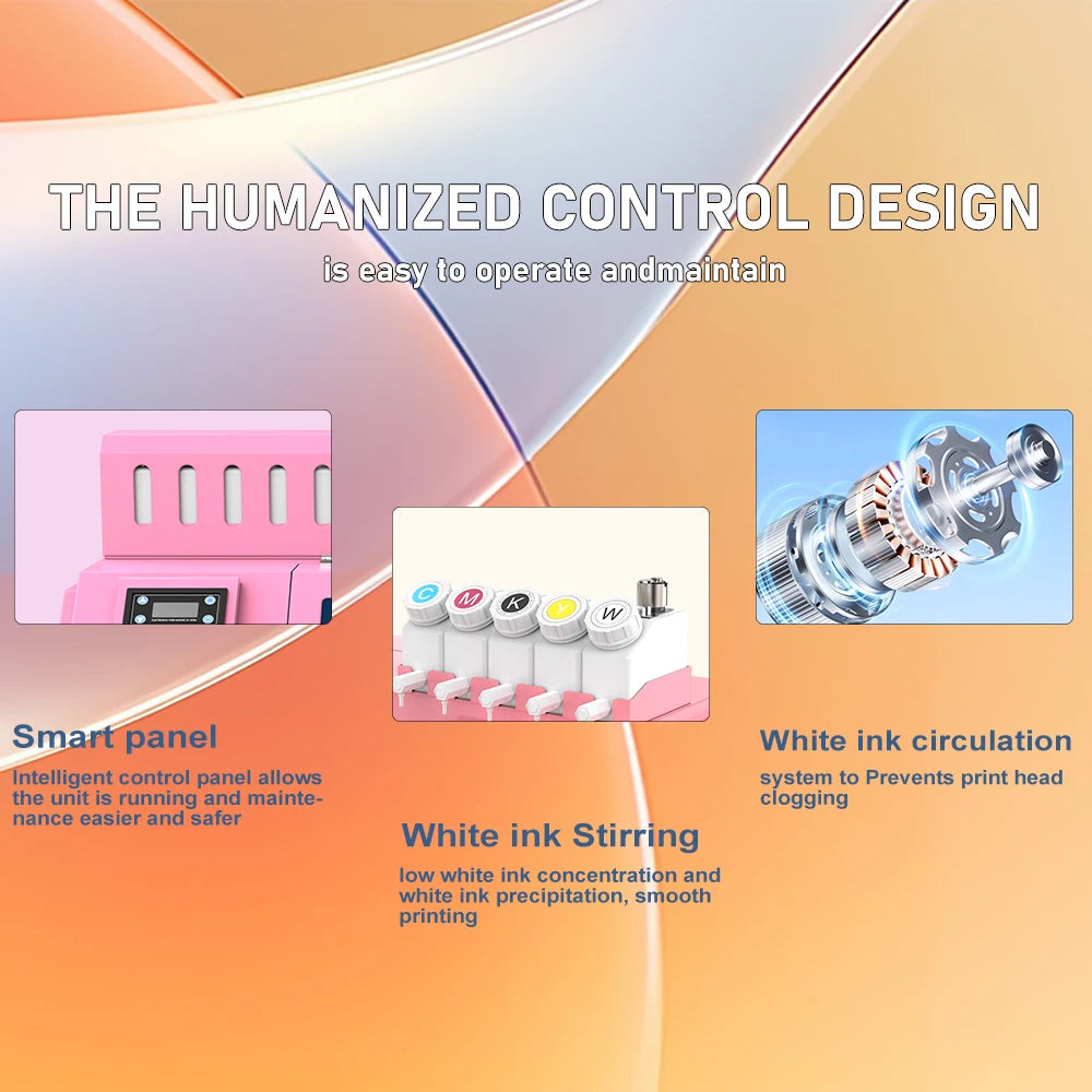 A3 DTF Transfer Printer A3+ XP600 DTF Printer T Shirt Printing Machine A3 With Powder shaking machine for Clothes Hoodies Jeans