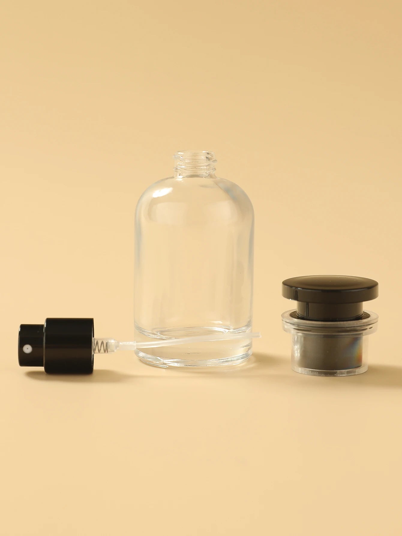 30ML Atomizer Perfume Spray Bottle For Travel Clear Empty Cologne Dispenser Portable Glass Sprayer For Toner Cosmetics