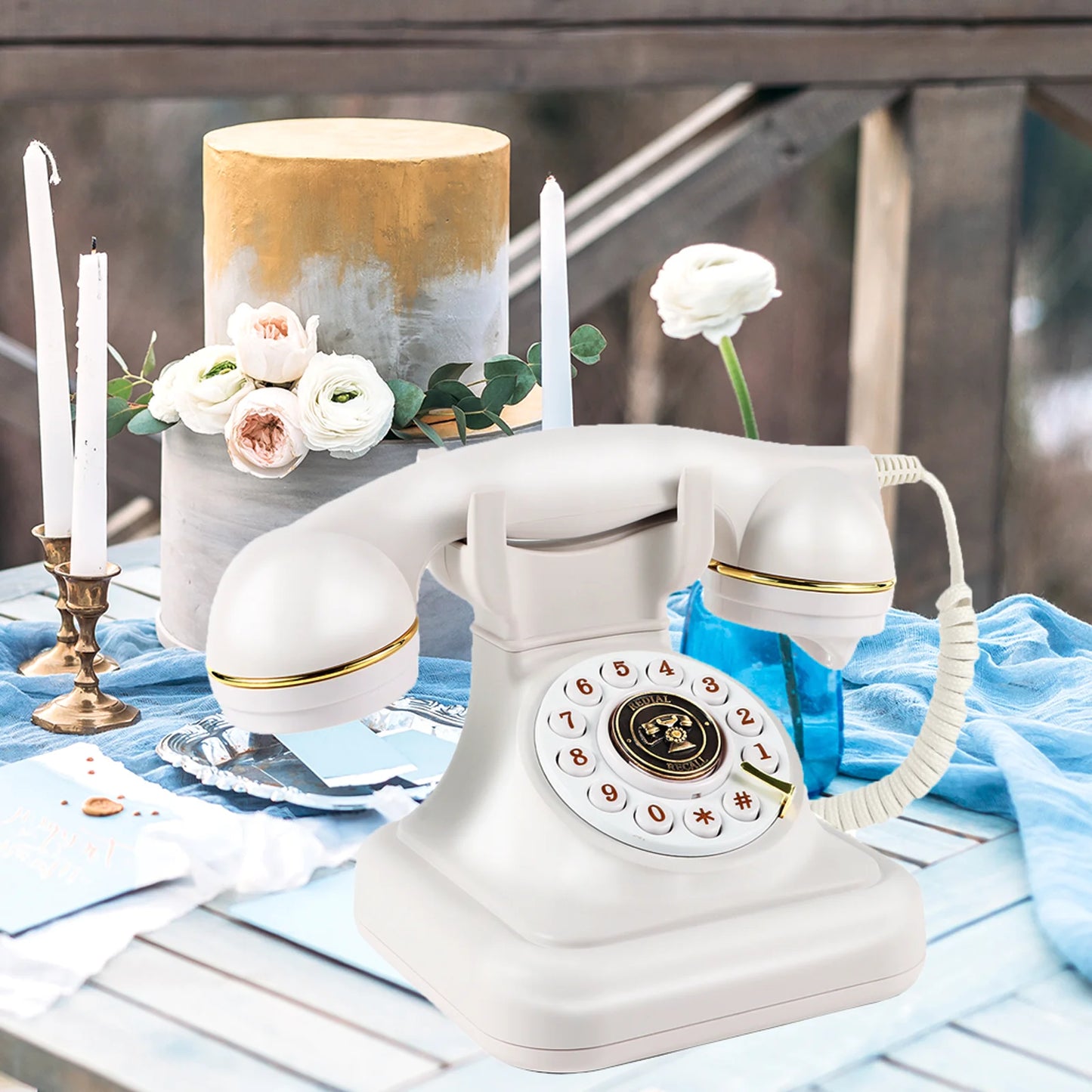 Audio Guest Book Wedding Phone Vintage Style Audio Message Voicemail for Graduation Retirement Party Birthdays Baby Shower