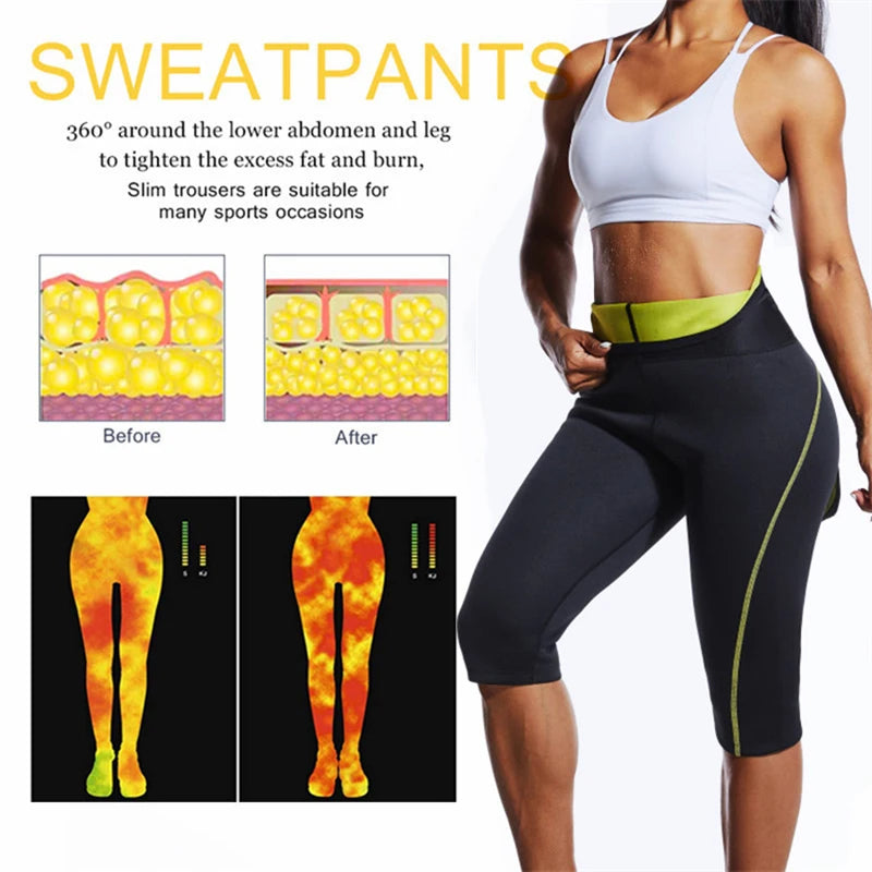 YBFDO Sweat Sauna Pants Neoprene Suit Sweating Shapers Fat Burner Corset Body Shaper Slimming Pants Waist Trainer Shapewear