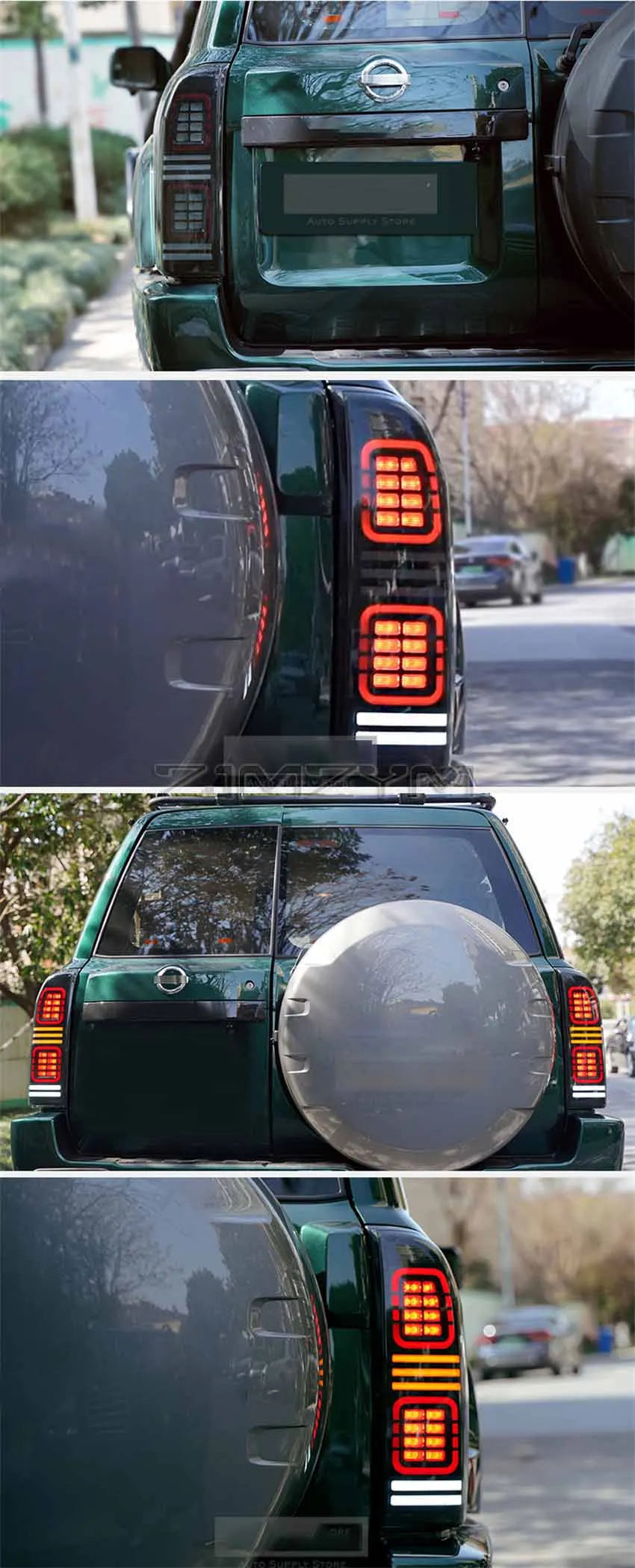 LED Tail Light For Nissan Patrol Y61 2005-2022 Rear Turn Signal Brake Light Auto Parts Dynamic Turn Signal Tail Light Assembly
