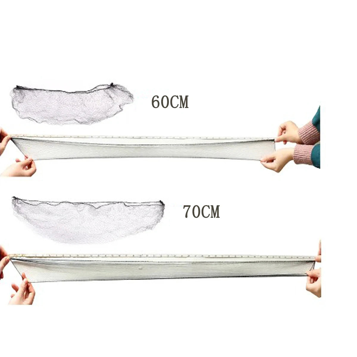 10pcs Invisible Bun Net Simple Style Mesh Net Breathable Wig Net Hair Styling Tool Women Female Hair Accessories