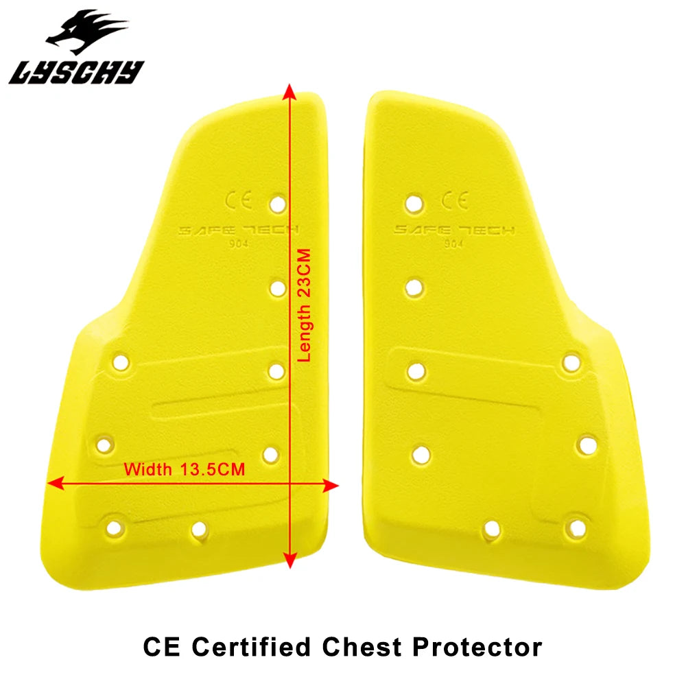 CE Level 2 Certified Motorcycle Jacket Insert Back Protector Thicken High Elasticity Rider Armor Chest Back Spine Protective Pad