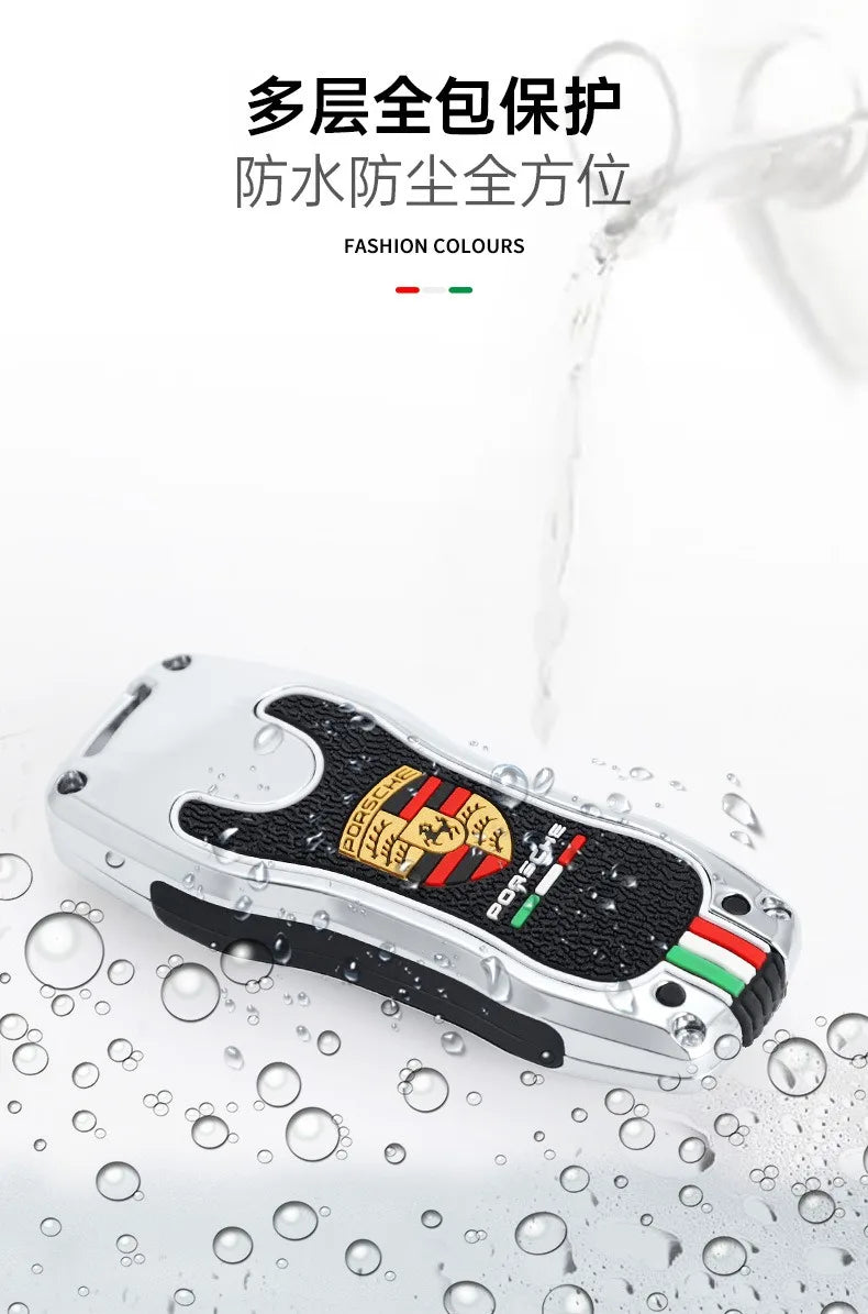 Auto Smart Remote Key Case Cover Protector For Porsche Panamera Carman Macann Bobst Cayenne 911 981 991 970 996 Car Accessories