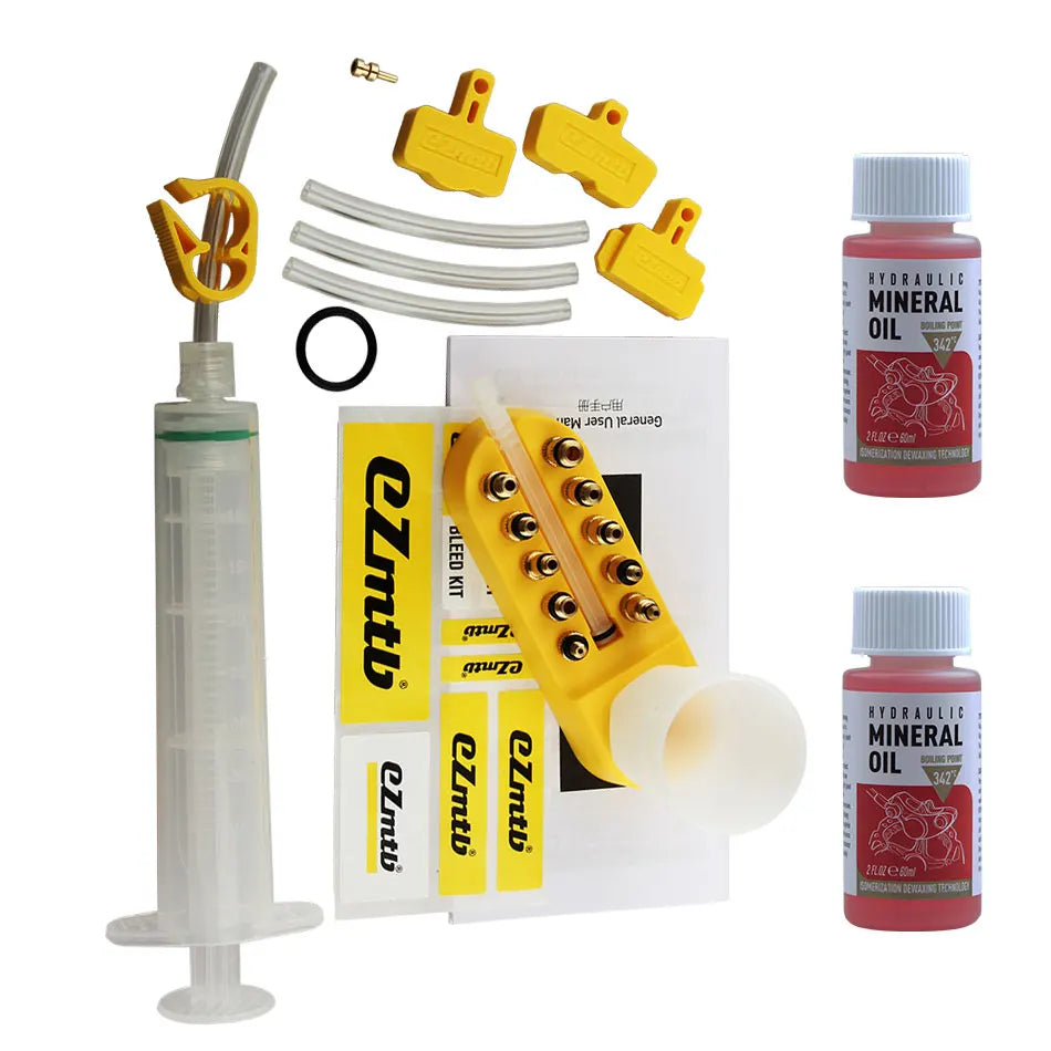 EZmtb 2024 Lite Bicycle Electric Scooter Disc Hydraulic Brake Oil Change and Exhaust Maintenance Repair Tool Bleed Kit Road Bike