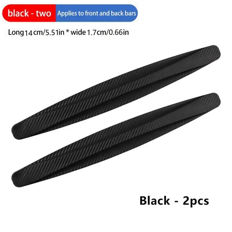 New scratch resistant adhesive protective strip for the universal bumper of automobiles adds aesthetic accessories to the car