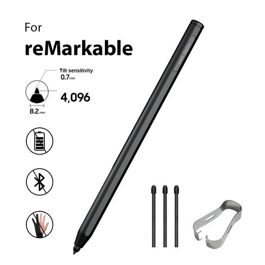 For reMarkable 2 Pen with 4096 Pressure Sensitivity Eraser Palm Rejection Tilt Sensing EMR Stylus Pen for reMarkable Accessories
