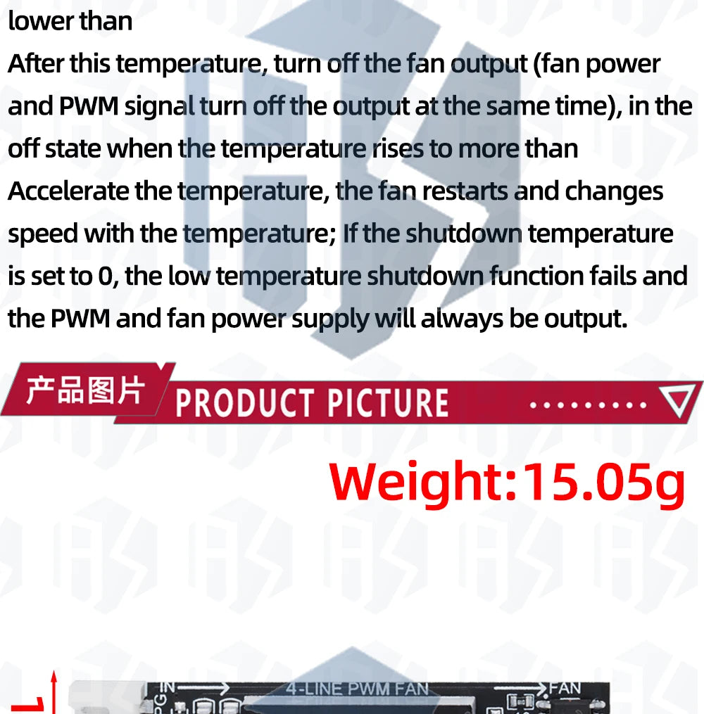 Single 12V 3A DC PWM 4 Wire Fan Temperature Control Speed Controller Chassis Computer Noise Reduction Module NTC B 10K 3950