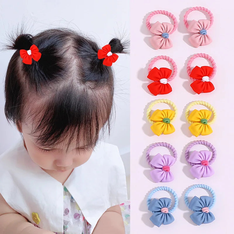 Children's Rubber Bands Do Not Harm Hair Girl Headbands Korean Baby Accessories Rings Tie Rubber Bands Little Girl Headbands