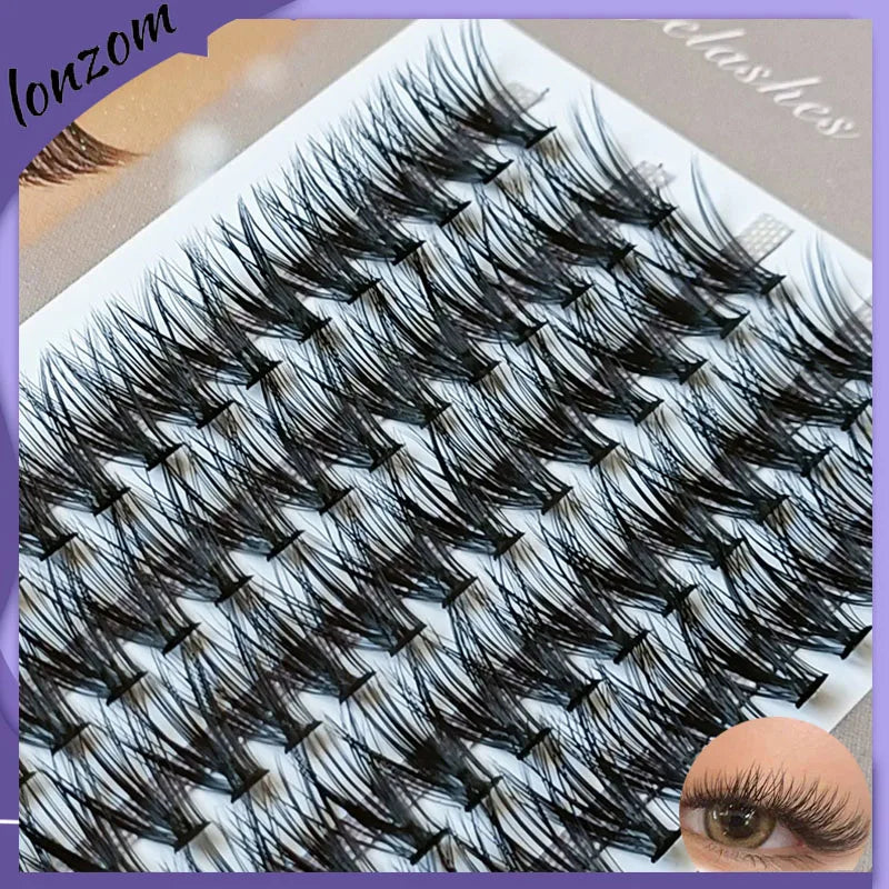 Hot Selling DIY Makeup 100 Clusters  False Eyelashes Extension