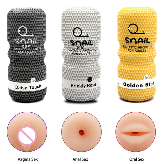 Realistic Vagina Anal Male Masturbator Silicone Soft Tight Pussy Erotic Adult Toys Penis Sex Toys for Men Masturbation Cup 18+