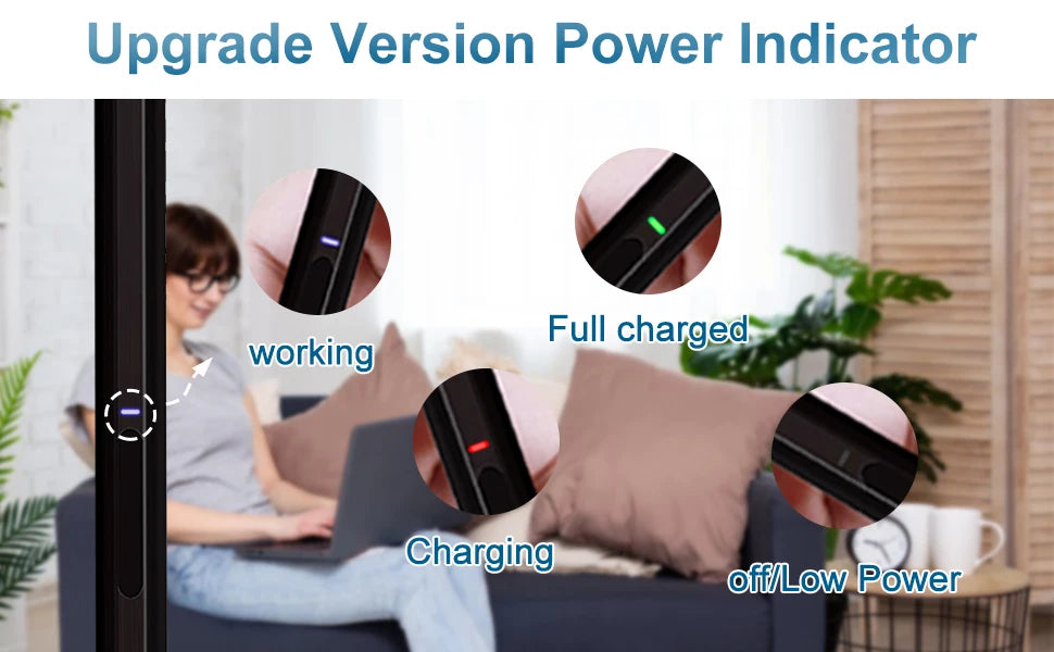 Stylus Pen for Surface USB-C Charging 4096 for Microsoft Surface Pro 8 7 6 5 4 3 X/ Surface 3/Go 3 2/Laptop 4 3 2/Book 3 2 1