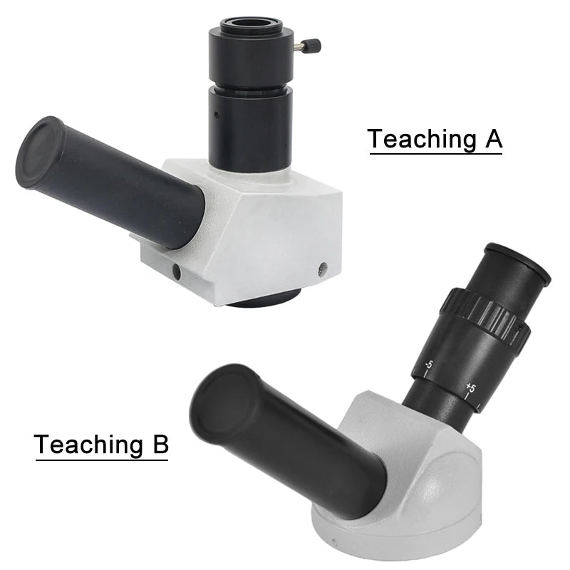 Metal Biological Microscope Head w/ WF10X WF16X Eyepiece Monocular Binocular Trinocular Microscope Head Teaching Microscope Head