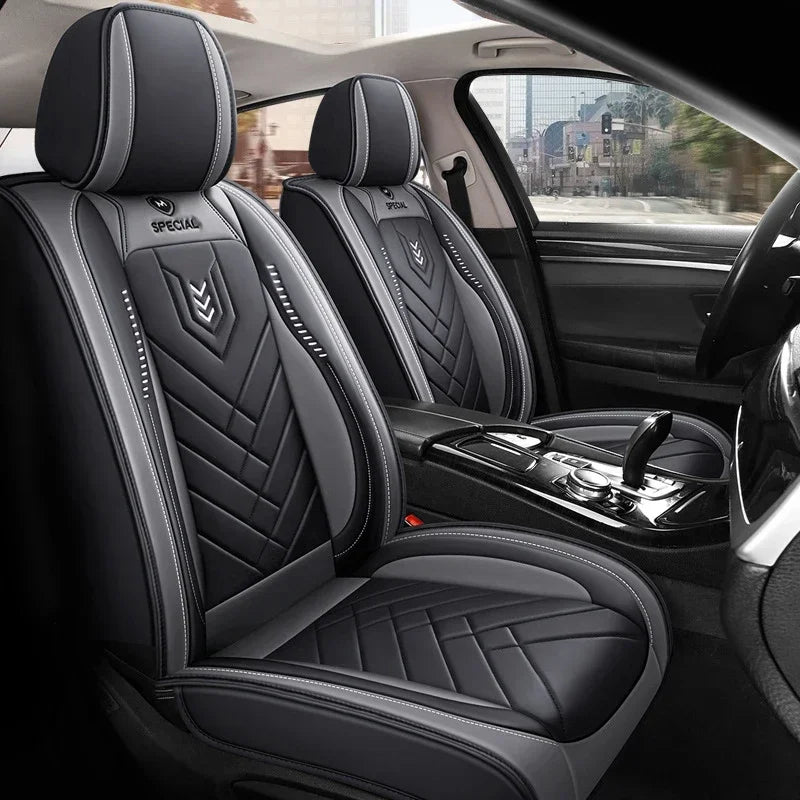 1pcs All inclusive seat cover full leather car seat cushion Driver's seat cover or passenger seat cover all season universal pad