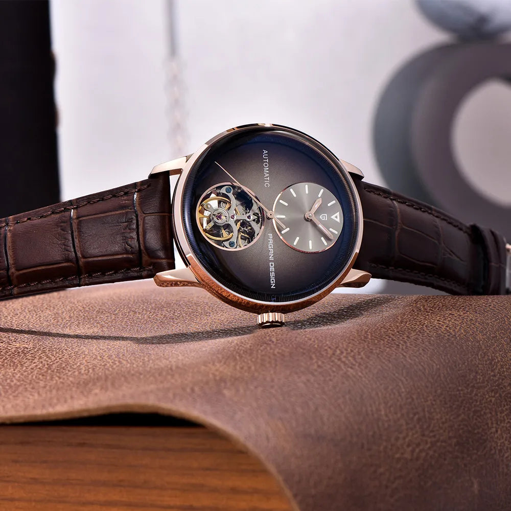 2025 PAGANI DESIGN New Simple Men Mechanical Watches Business Waterproof 100M Stainless Steel Automatic Luminous Watch for Men