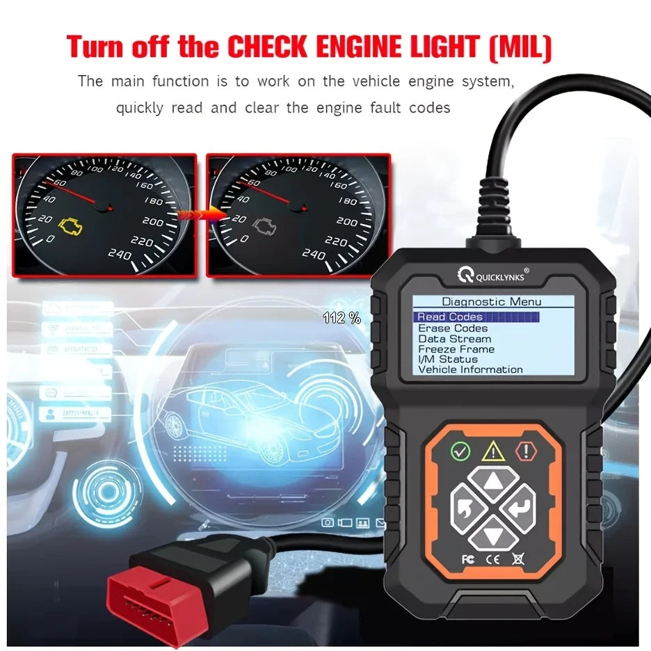 OBD2 Scanner: Get Accurate Diagnostics & Police Scanner for All OBD II Protocol Cars!