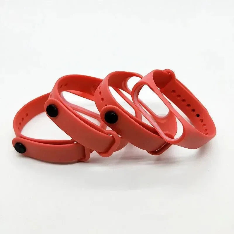 Metal Buckle For Mi Band Strap 7 6 5 4 3 Button For Xiaomi Bracelet 6 7 8 Smart Watch Accessories For MiBand 7 Replacement Spike