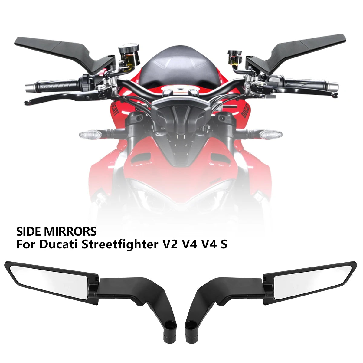 Motorcycle Mirrors Wind Wing Side Rearview Rotate Adjustable Mirrors For Honda YAMAHA MT07 BMW KTM Kawasaki DUKE Accessories