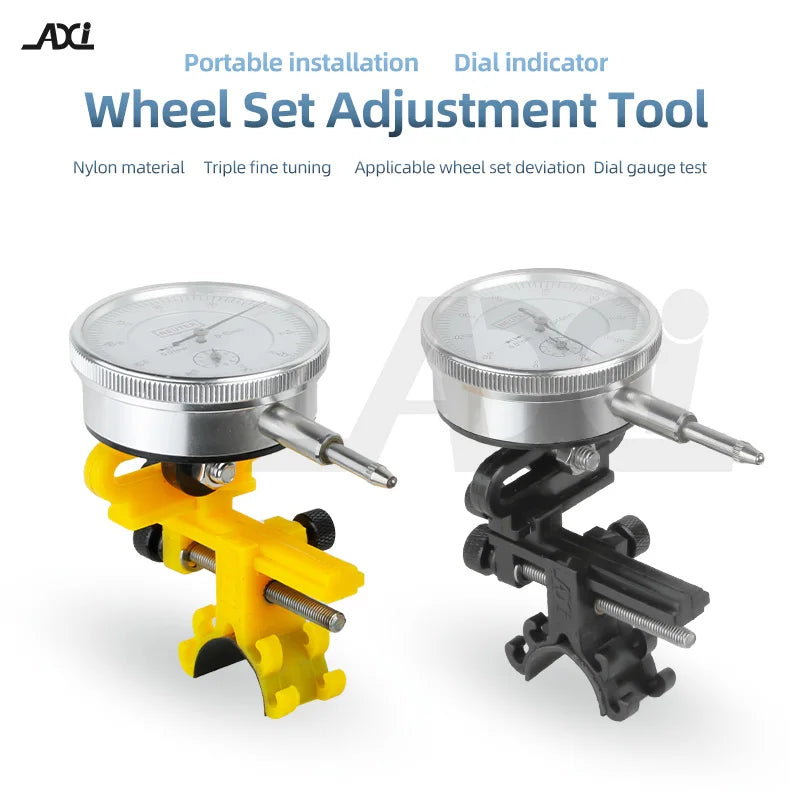Bicycle Portable Installation Dial Indicator Mini Wheel Adjustment Tool Triple Tuning Applicable Wheel Set MTB Bike Rims Tools