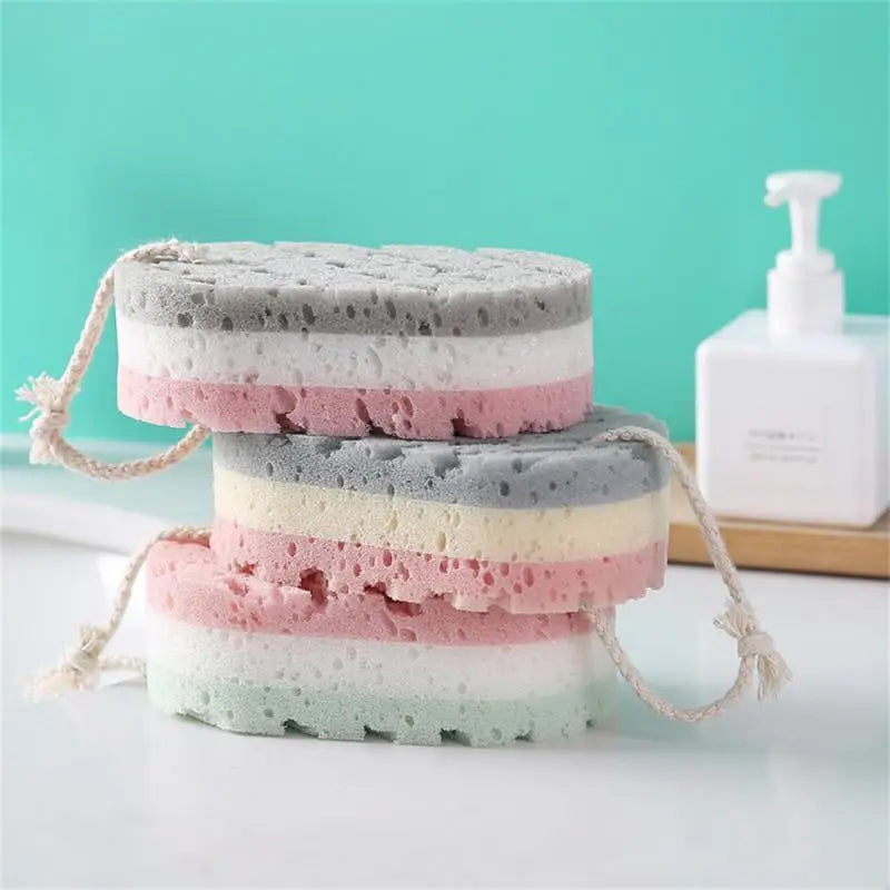 2024 Soft Sponge Body Scrubber Bath Exfoliating Scrub Sponge Shower Brush Body Skin Cleaner Dead Skin Remover Bathroom