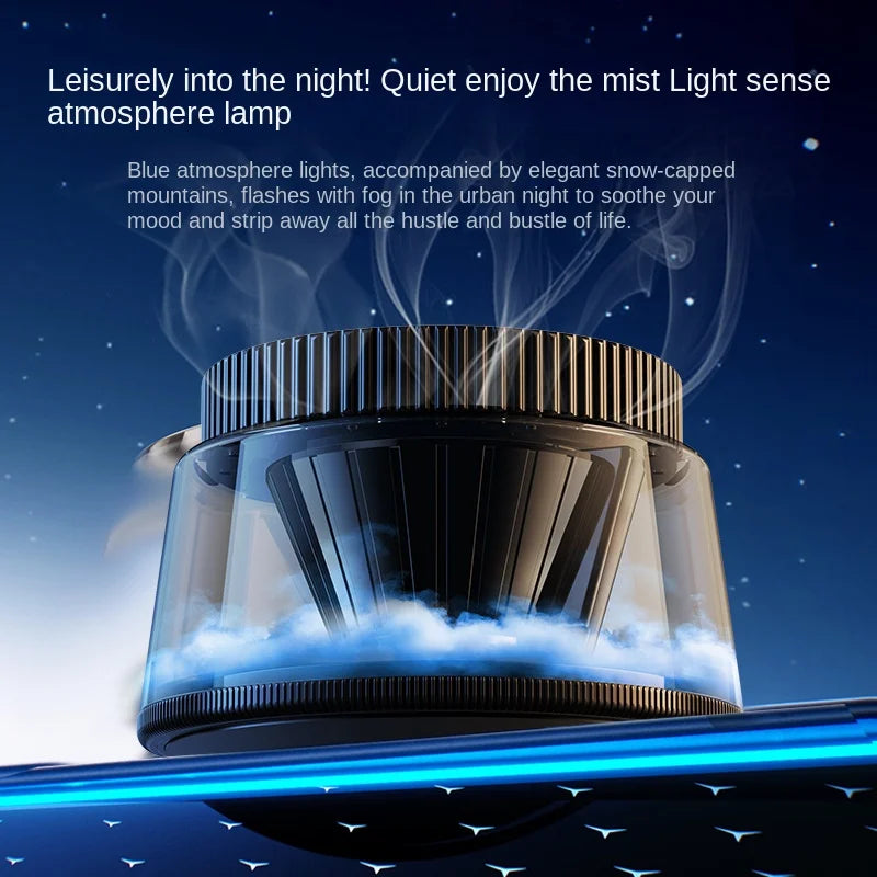 New High-end Cloud Car Solar Aromatherapy Light Luxury New Lasting Fragrance Men's Car Perfume Fog