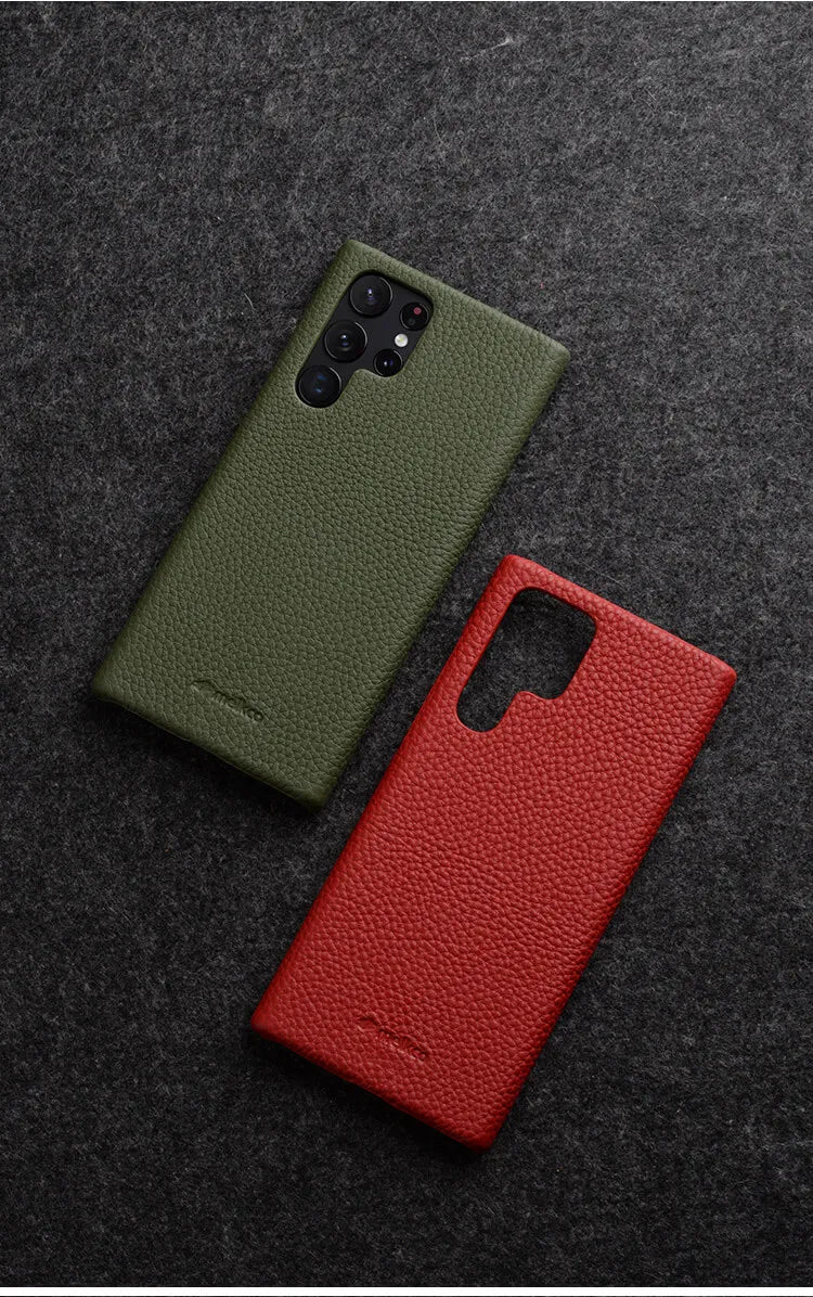 Melkco Real Leather Case for Samsung Galaxy S25 S24 S23 S22 S21 Ultra S22+ S23+ S24+ Plus Note 20 Genuine Handmade Phone Cover