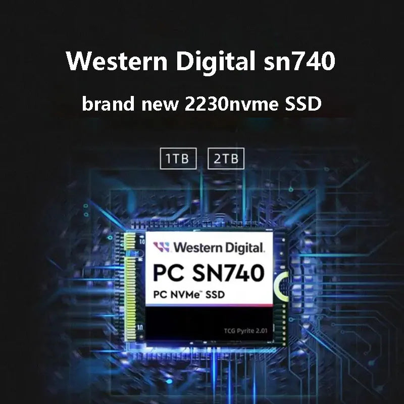 Western Digital SN740 1TB 2TB M.2 2230 Gen4 PCle 4.0 NVMe Solid State Drive for Steam Deck Rog ally Surface ProX Laptop PC