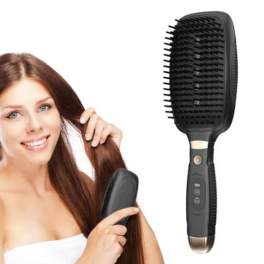 Professional EMS Scalp Massaging Brush Electric Vibration Massager for Scalp & Hair Laser Hair Growth Comb Brush For Hair Loss