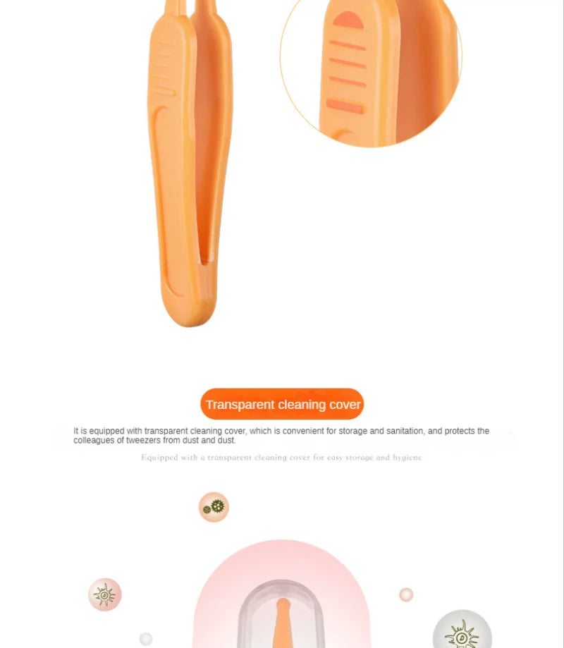 Clearance_Baby Dig Booger Clip Infants Ear Nose Navel Clean Tools Kids Safety Tweezers Cleaning Forceps Toddler Nasal Cavity Car